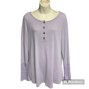 Lovely Melody boutique top size XL lilac colored NWT